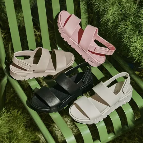Skechers斯凯奇夏季女鞋轻质百搭休闲外穿沙滩一字带凉鞋透气凉拖商品大图