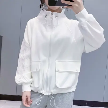 卫衣外套女2023年新款女士短款宽松韩版春秋百搭小个子上衣开衫潮图片