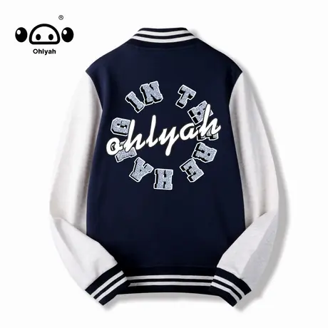 Ohlyah外套女春秋棒球服女装2023新款宽松衣服女日系潮流秋款夹克商品大图