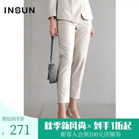 恩裳春季新款西裤女修身显瘦气质时尚OL职业直筒西装裤裤子商品大图