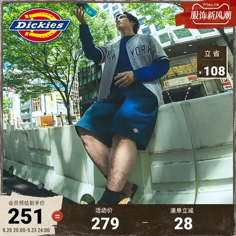 Dickies商场同款 23工装灵感秋冬斜纹布材质42283短裤男女情侣商品大图