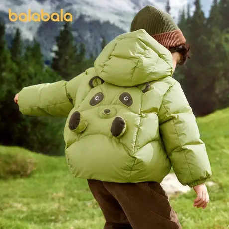 巴拉巴拉儿童羽绒服男童2025新款冬装女童保暖婴幼儿连帽外套可爱商品大图