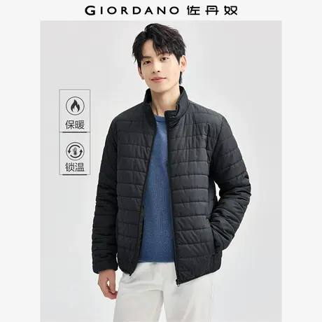 佐丹奴外套男装纯色立领梭织棉衣外套 13075816商品大图