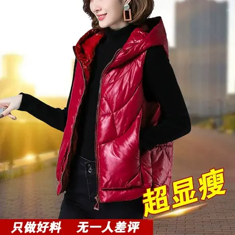 女士马甲女羽绒棉马夹外穿2022年新款秋冬款背心冬季中年妈妈2023图片