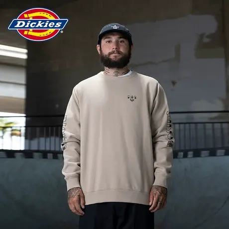 Dickiesx RONNIE SANDOVAL滑手联名款 春夏 工装风圆领美式卫衣图片