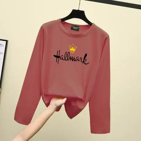 初秋9.9包邮便宜女装新款长袖T恤打底小衫宽松百搭ins轻松上衣潮图片