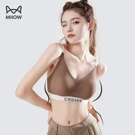 猫人外扩型胸内衣小胸聚拢显大胸罩女韩国漫画平胸显腰细无痕文胸图片