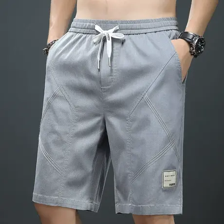 夏季薄款五分中裤子男士宽松外穿工装休闲短裤男士潮牌男款大裤衩商品大图