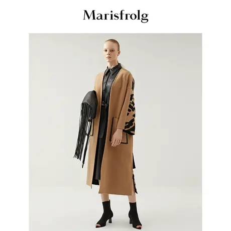 【奥莱清仓保暖季特价 】玛丝菲尔毛呢外套图片