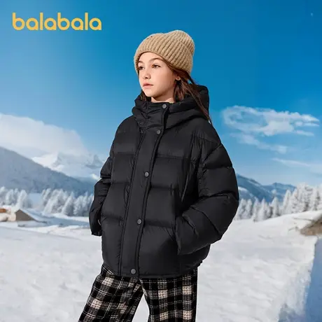 巴拉巴拉balaOne童装女童羽绒服2025年新款保暖外套上衣冬季时尚商品大图
