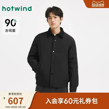 热风2025年冬季新款男士时尚羽绒服商品大图