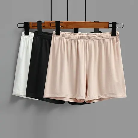 安全裤防走光安全打底裙裤夏无痕莫代尔冰丝宽松透气大码短不卷边商品大图