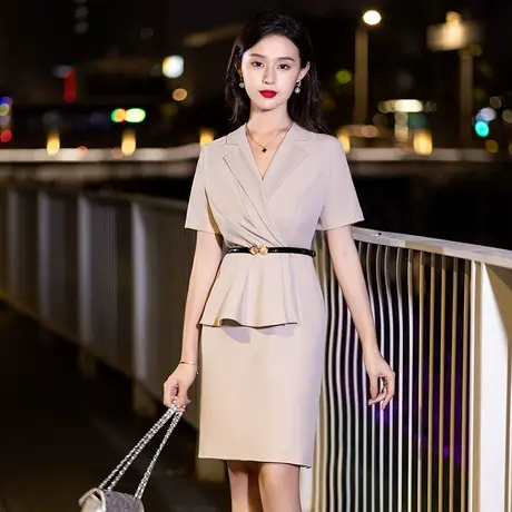 晚礼服裙女高级感法式轻奢小礼服晚宴平时可穿气质宴会主持连衣裙图片