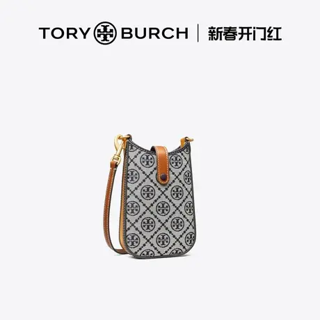 【12期免息】TORY BURCH 汤丽柏琦 T MONOGRAM斜挎手机包143500商品大图