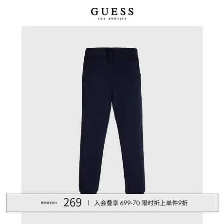 GUESS款童装男孩童真抽绳舒适通勤小脚休闲裤L93Q24KAUG0图片