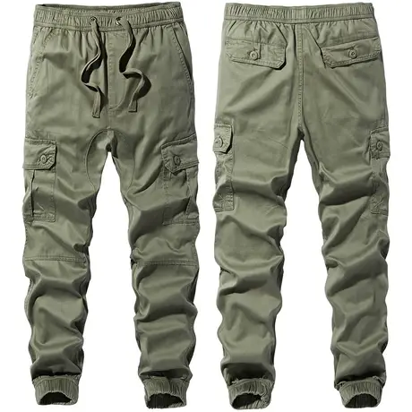 VIP工装裤男修身小脚裤哈伦裤9分束脚裤九分裤薄款潮牌休闲长裤子图片