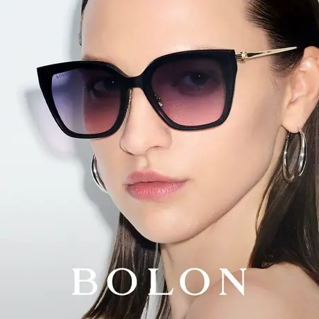 BOLON暴龙眼镜25新品猫眼防晒偏光太阳镜男百搭墨镜女BL3215图片