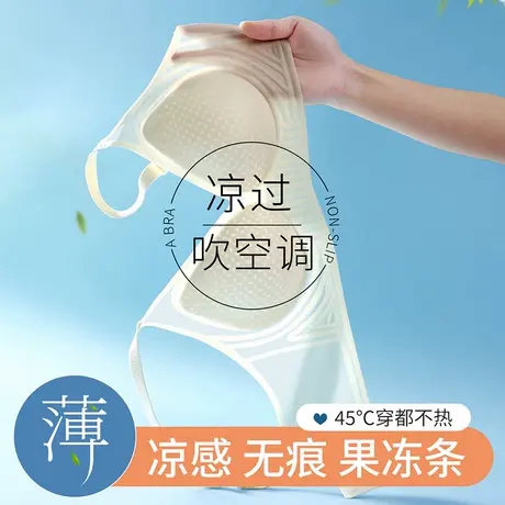 浪莎聚拢文胸显瘦夏季薄杯ins无痕薄款透气不空杯调整型图片