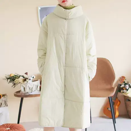 胖妹妹2025冬装多功能过膝长款防风棉服大码休闲图片