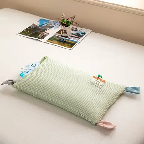 恒源祥双面凉感儿童荞麦壳枕头枕芯助睡眠护颈椎家用男生女生单人商品大图