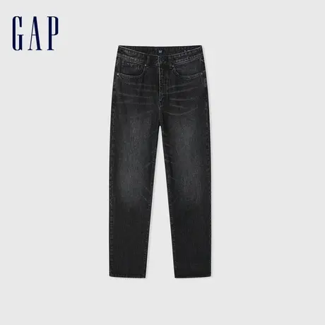 Gap男装春季2024新款美式复古廓形牛仔裤中腰直筒休闲裤889520图片