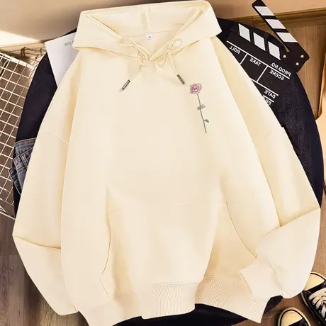 春秋款卫衣女2023年新款秋季百搭宽松女款外套薄款小众设计感上衣商品大图