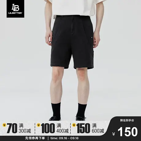 Lilbetter短裤男2023年夏季轻薄中裤休闲ins潮牌裤子时尚五分裤LB商品大图