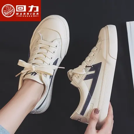 回力女鞋小白鞋女2023秋季新款学生韩版百搭ins潮运动休闲板鞋子商品大图