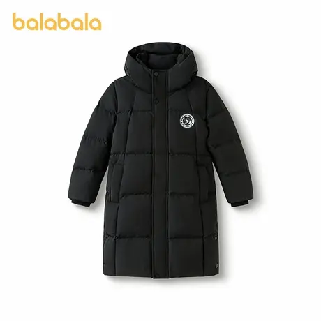 巴拉巴拉balaone儿童羽绒服男女童外套长款加厚保暖2025反季童装商品大图