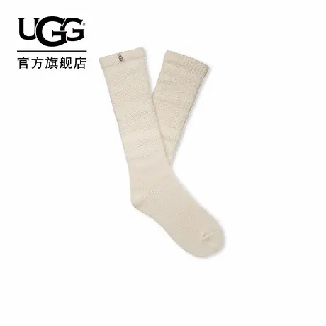 UGG秋季新款女士时尚舒适简约纯色休闲长筒袜堆堆袜 1173790图片