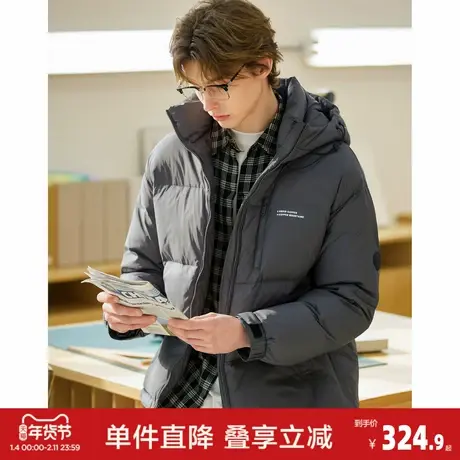 唐狮2026冬季新款男士羽绒服加厚保暖休闲面包服韩系穿搭羽绒外套商品大图
