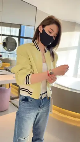 棒球服女2023春季新款女装潮韩版时尚休闲上衣宽松短款夹克外套女商品大图