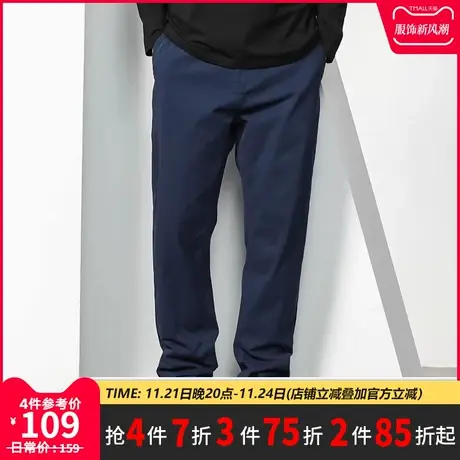 GxxH大码男装宽松休闲裤男士秋冬新款长裤胖子直筒韩系百搭裤子商品大图