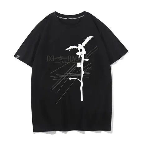 秀洛Death Note死亡笔记漫画周边街头小众设计感短袖ins潮流T恤潮图片