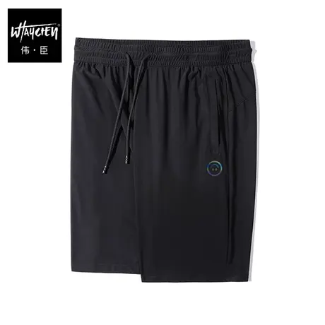 伟臣潮牌大码男装夏季冰丝短裤男胖子加肥加大宽松速干运动五分裤商品大图