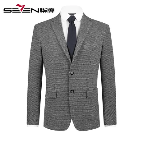 柒牌清仓男装秋冬商务修身西装时尚青年婚庆西服外套图片