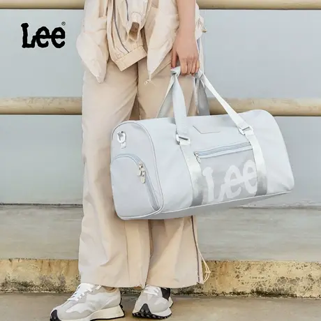 Lee大容量旅行包干湿分离外出斜挎包多功能健身包女可套拉杆箱图片