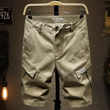 夏季新款工装短裤男宽松休闲裤男士五分裤子男潮牌中裤大裤衩沙滩商品大图