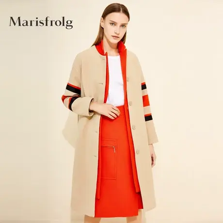 【奥莱清仓保暖季特价 】玛丝菲尔毛呢外套商品大图