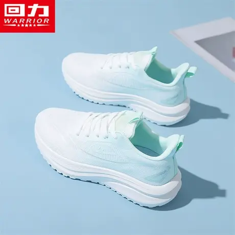 回力女鞋夏季透气网面运动舒适不累脚软底跑步初中生薄款防臭网鞋商品大图