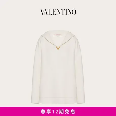 【12期免息】华伦天奴VALENTINO女士 COMPACT DRAP 连帽外套商品大图