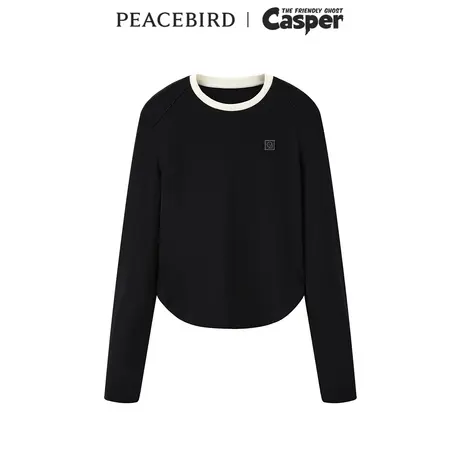 【商场同款】太平鸟女装CASPER联名新款基础打底针织衫A3CPD4578图片