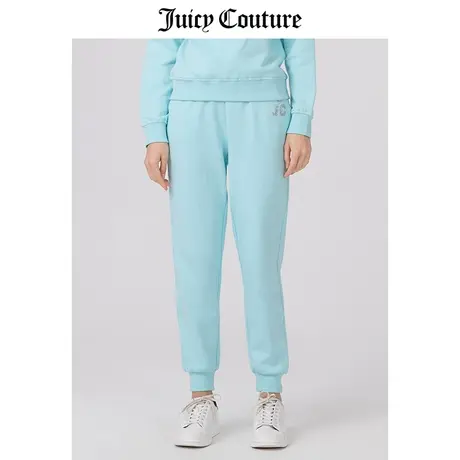 Juicy Couture橘滋美式夏季新款烫钻收腿针织长裤休闲运动卫裤薄商品大图