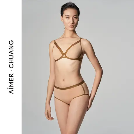 爱慕·CHUANG内裤女几何2系列棉质底裆中腰平角内裤CA230501图片