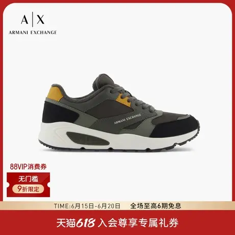 ARMANI EXCHANGE/阿玛尼2025夏季新款男士低帮系带运动休闲鞋官方商品大图
