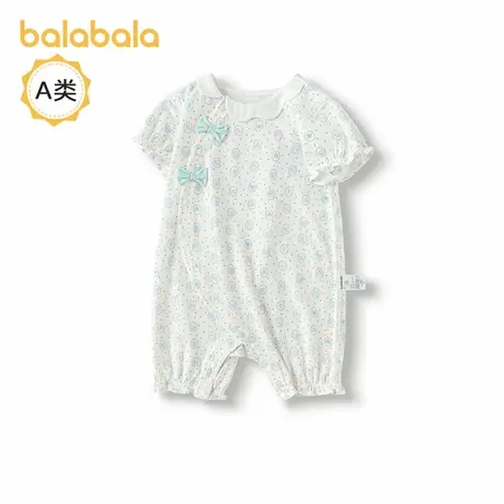 【商场同款】巴拉巴拉宝宝连体衣哈衣爬服2025新款夏装轻国风精致图片
