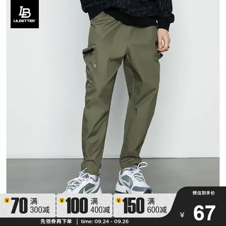 Lilbetter长裤男士潮牌工装裤日系休闲裤街头束脚裤痞帅休闲裤LB商品大图