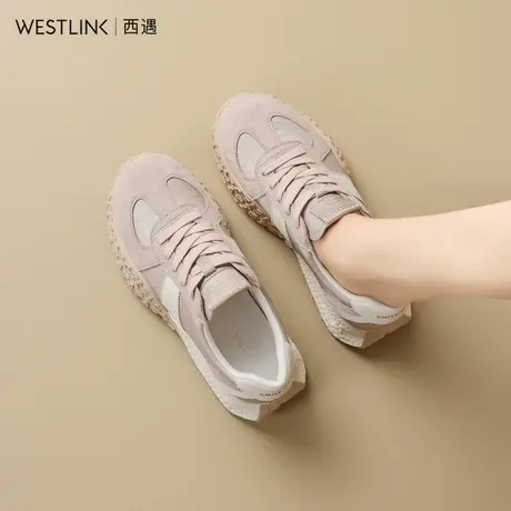 西遇巨好看的女士老爹鞋女款2025新款潮流透气休闲鞋增高运动鞋TQ商品大图