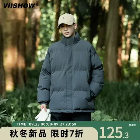 VIISHOW保暖宽松面包服衣服美式棉服男潮牌加厚冬季男生痞帅棉衣商品大图