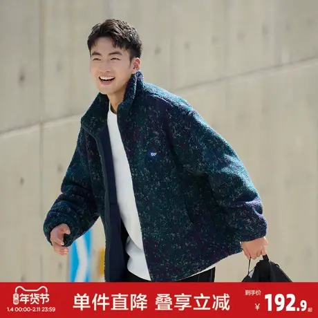 唐狮2026秋冬季加厚外套短款立领情侣同码仿羊羔毛外套保暖时尚潮图片